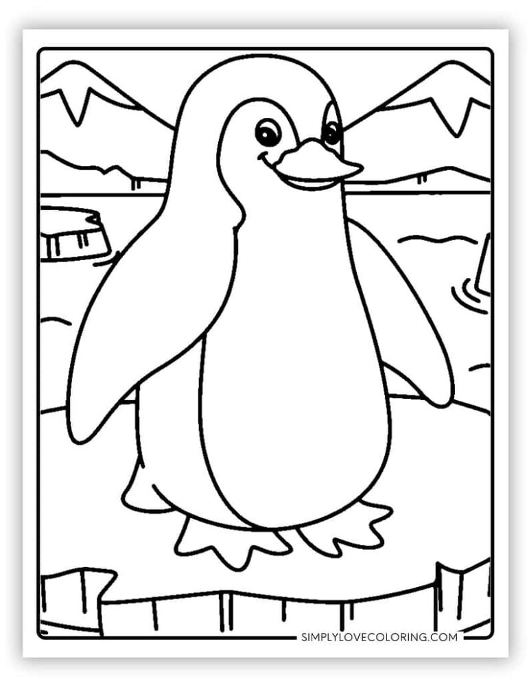 Penguin Coloring Sheet Printable: Explore the Fascinating World of Penguins