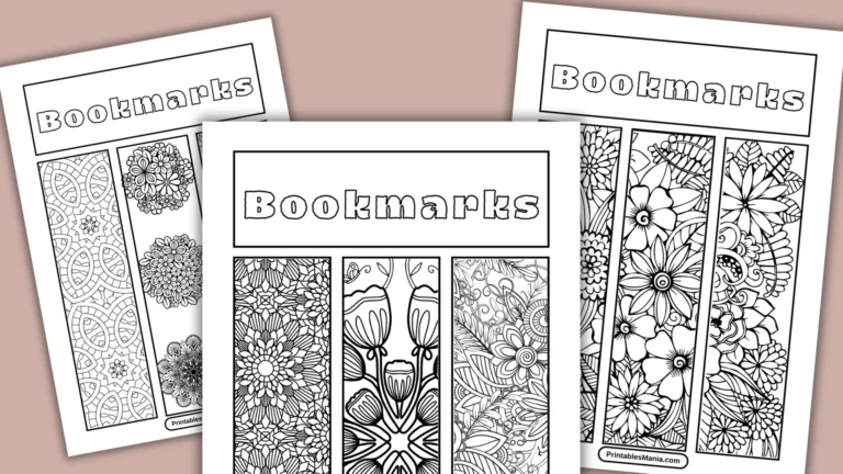 Printable Bookmarks to Color PDF: Unleash Your Creativity and Organize Your Reading