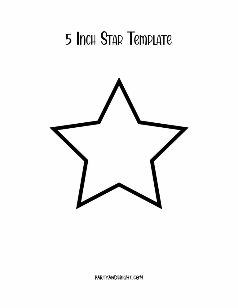 Star Stencil Printable Free: Unleash Your Creativity with Stellar Designs